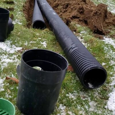 Buried Downspouts, Wellington Pro Sprinkler & Drainage Systems